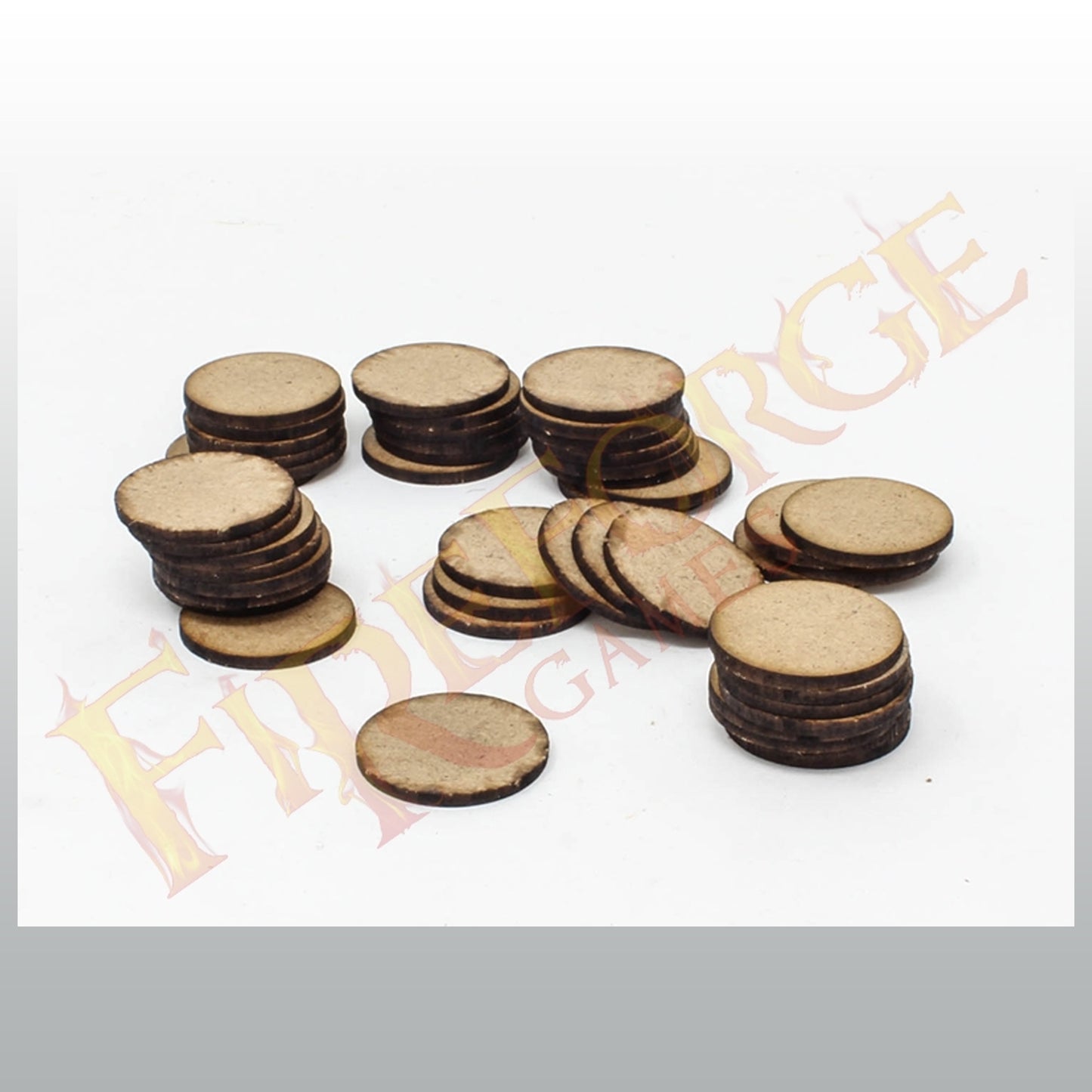 Bases - 25mm MDF Round (24 Pack)