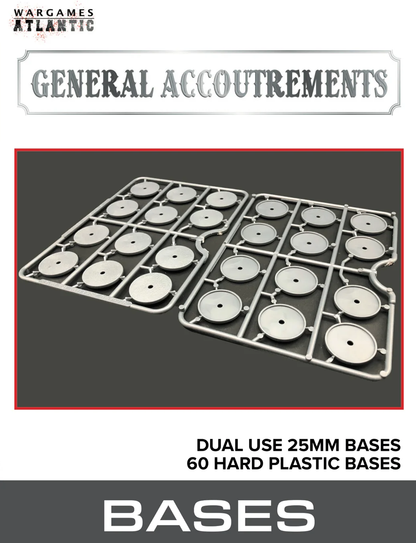 25mm Dual Use Bases (60 Pack)
